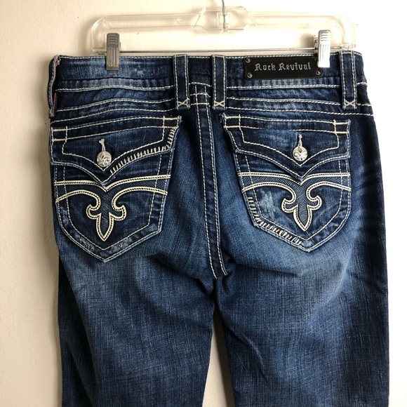 Rock Revival JenBoot Leg Jeans 31 - Picture 6 of 8